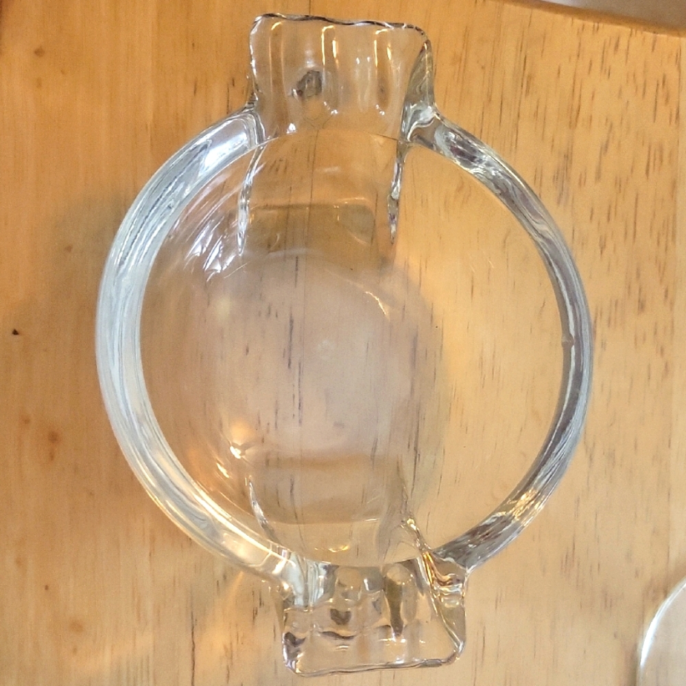 1940s Clear Glass Ashtray